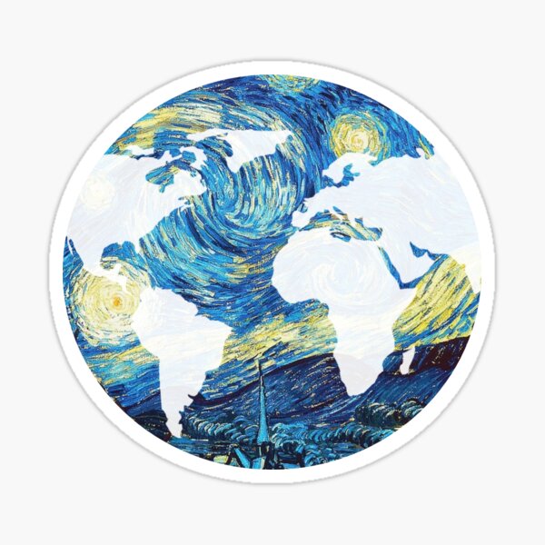 Starry World Sticker
