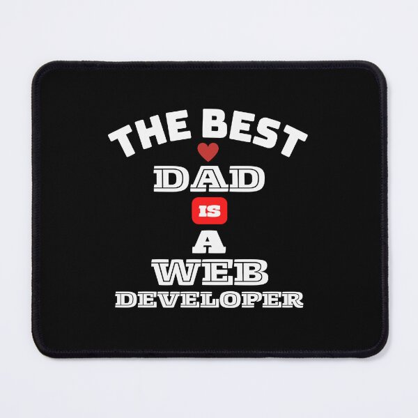 Item preview, The Best Dad and The Best Web Developer designed and sold by theredsharp.