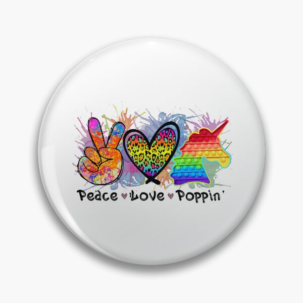 Item preview, Peace Love Unicorn Pop It Fidget Toy designed and sold by JuxNdx.