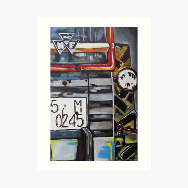 Tractor ready to go Art Print