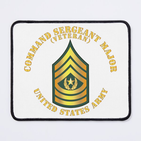 Artikelvorschau, Armee - Command Sergeant Major - CSM - Veteran entworfen und verkauft von Military Insignia Products.