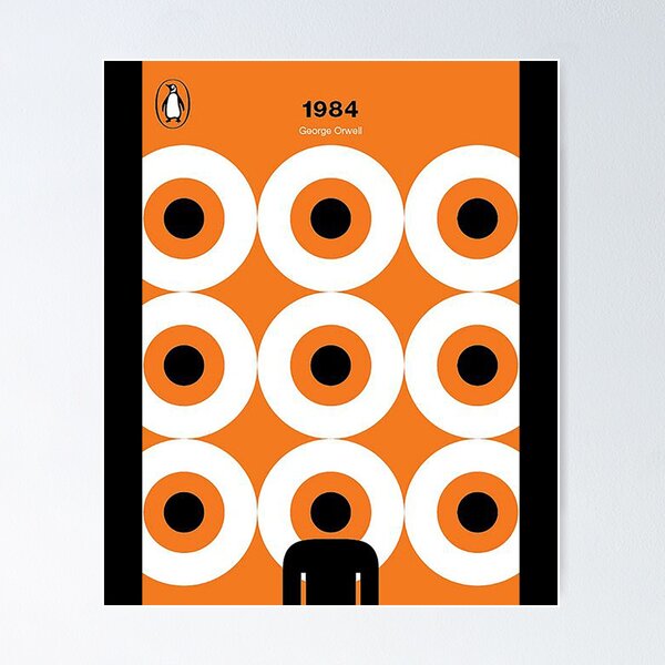 1984 GEORGE ORWELL RETRO OFFICIAL ORIGINAL MOVIE FILM PRINT PREMIUM POSTER