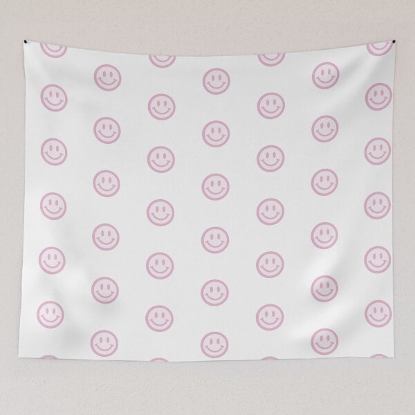 Item preview, pink smiley face designed and sold by whitneyconner.