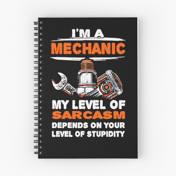Item preview, I'm A Mechanic My Level of Sarcasm Mechanic Tshirt designed and sold by BreidinOdelia.