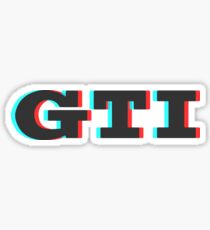 3D GTI Sticker
