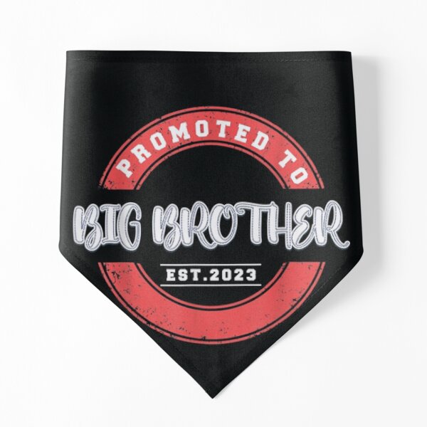 Promoted To Big Brother Est 2023 Baby Announcement Siblings Pet Bandana
