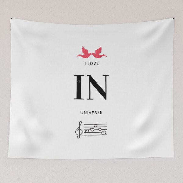 Item preview, I love in every universe quotes  cool t- shirts designed and sold by Universe9999.