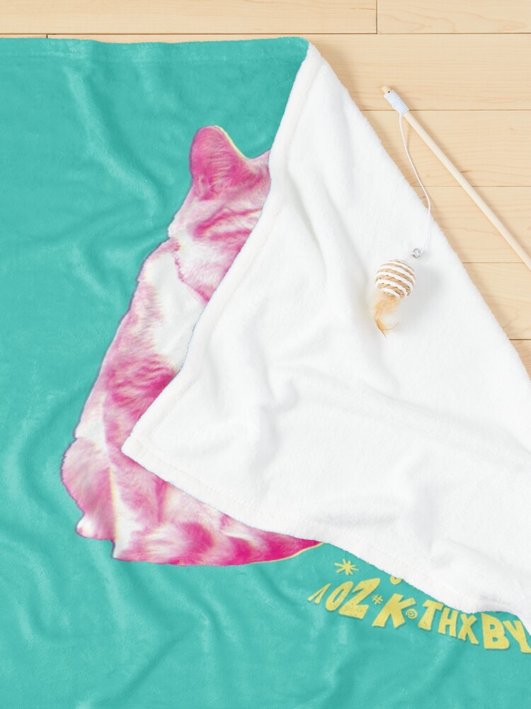 Alternate view of Word Vomit Cat Pet Blanket