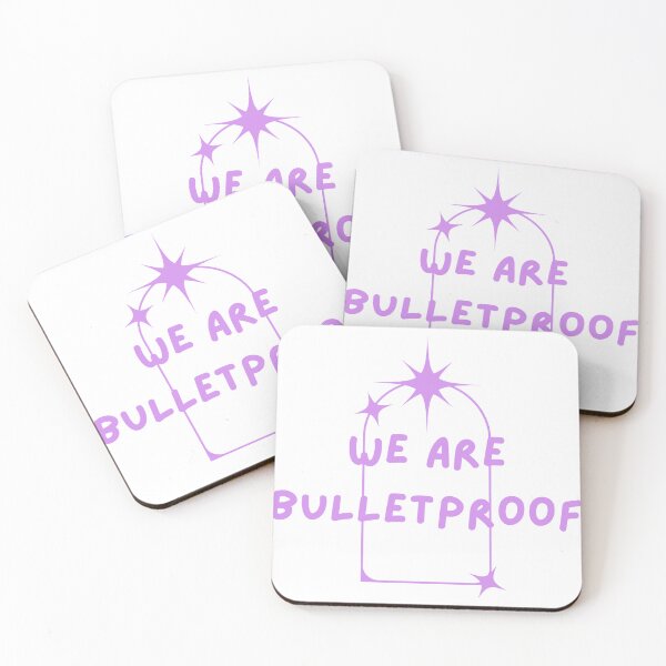Item preview, BTS We are Bulletproof purple typography designed and sold by elisthetic.