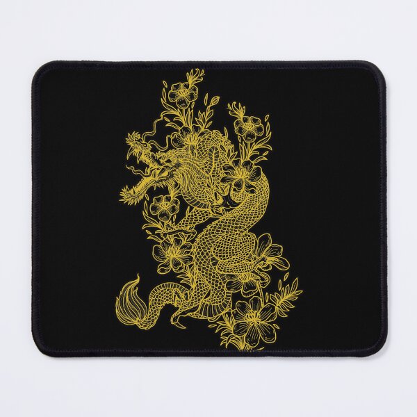 Item preview, Mythical Gold Asian Tattoo Dragon designed and sold by 69Designs-MP.