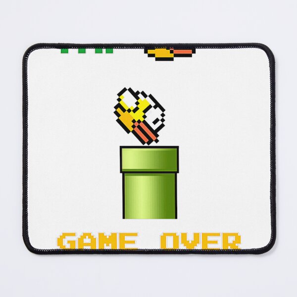 Item preview, Flappy Bird Game Over Funny Sticker designed and sold by Jemmsseryh.