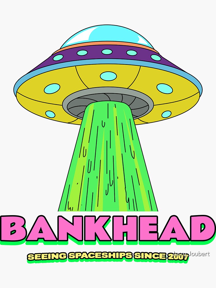 Im Starting To See Spaceships On Bankhead "Spaceships On Bankhead" Sticker by J2Duncan | Redbubble