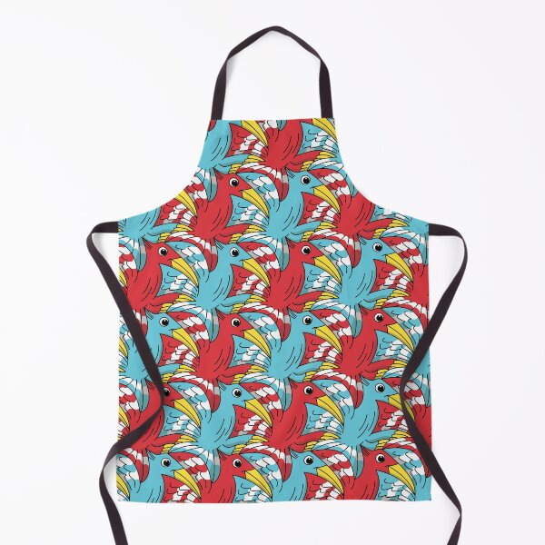 Artikelvorschau, Rotes und blaues Vogel-Tessellationsmuster entworfen und verkauft von mrhighsky.