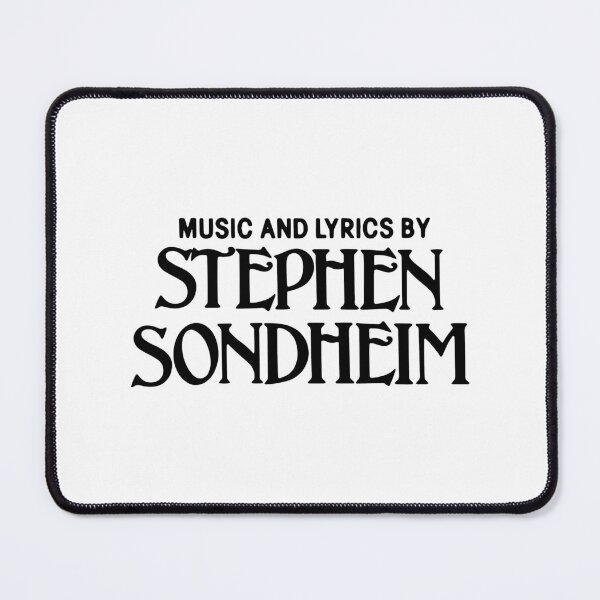 Item preview, Music and Lyrics by Stephen Sondheim Broadway Musical Sweeney Todd - black designed and sold by musicalthreads.