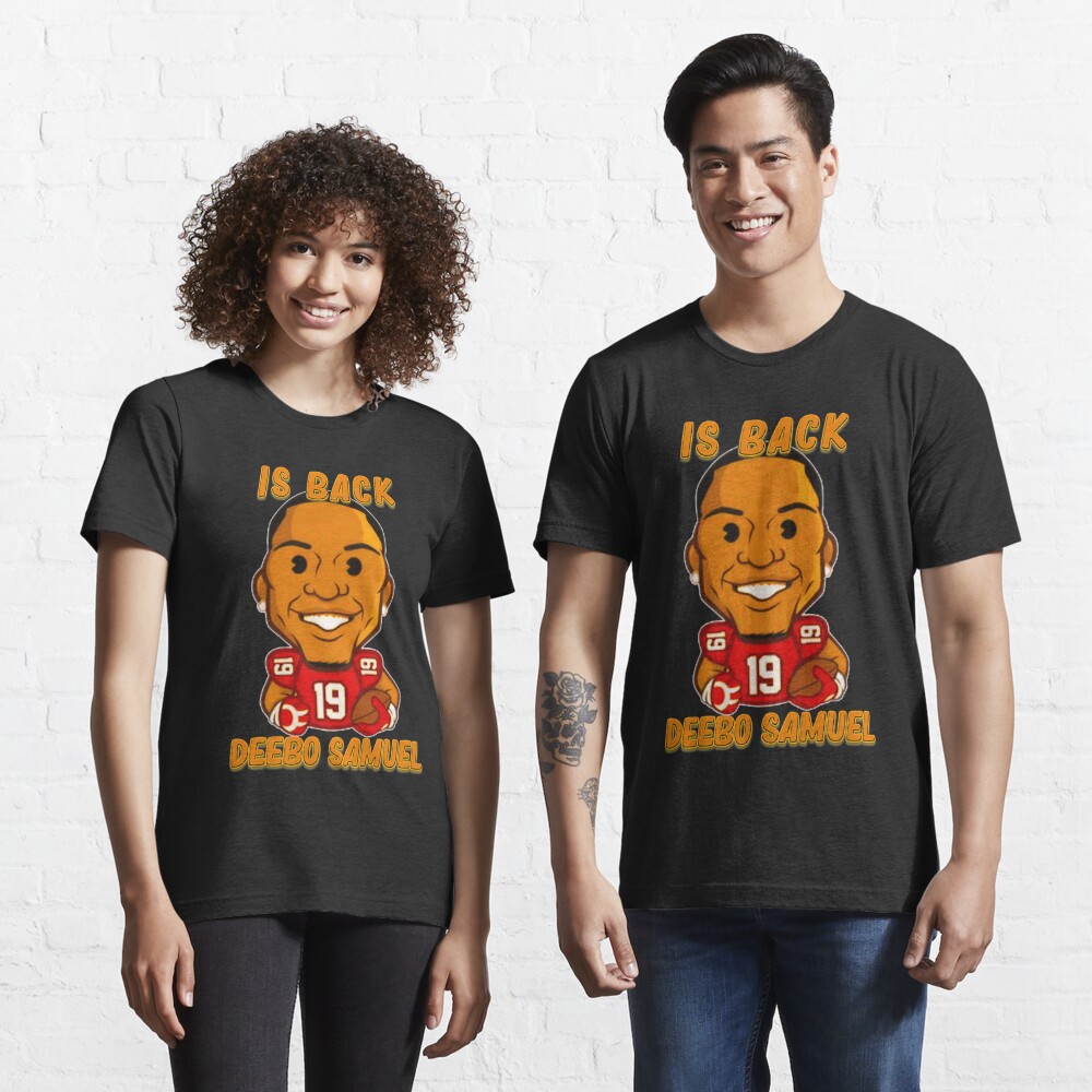 Deebo samuel wearing deebo samuel is back shirt - Trend T Shirt