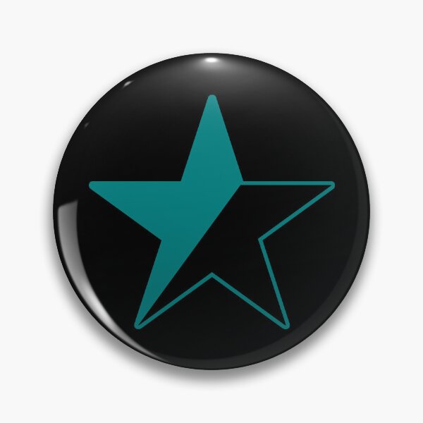 Item preview, Anarchist Star--Black & Teal designed and sold by SCHPiDAUU.