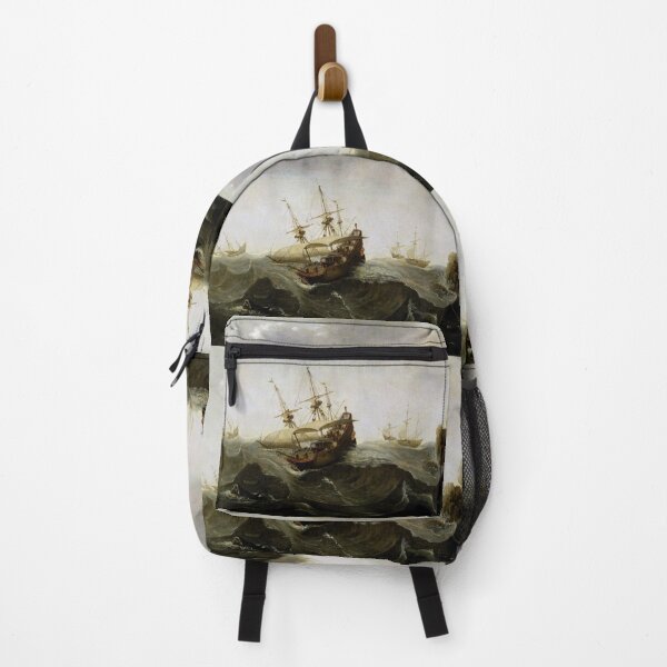 Item preview, A Ship in a Rough Sea By Cornelisz Verbeecq designed and sold by Amanda1775.