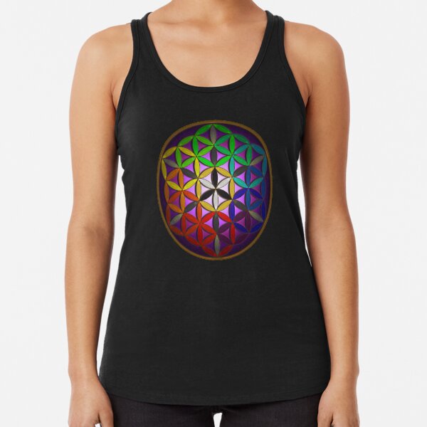 flower of life (spectral) Racerback Tank Top