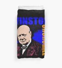 Sir Winston Churchill Duvet Cover