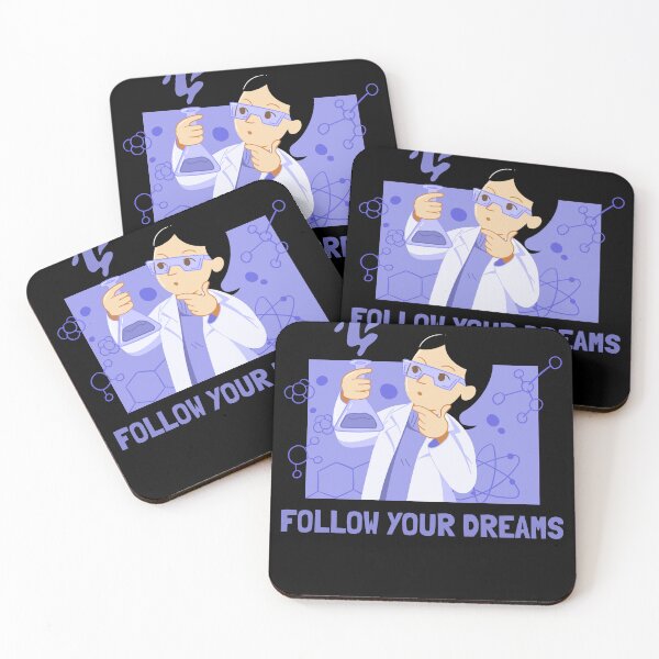 Item preview, FOLLOW YOUR DREAMS Girl Chemist Solving World Problems designed and sold by LargeShop.