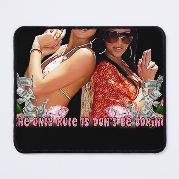 Item preview, Paris Hilton & Kim Kardashian - Don&x27;t Be Boring Sticker designed and sold by Clorindaulson.