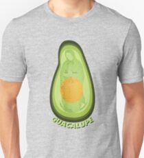 Camiseta ajustada Camisa de aguacate divertida de guacalupe para veganos | Santo guacamole