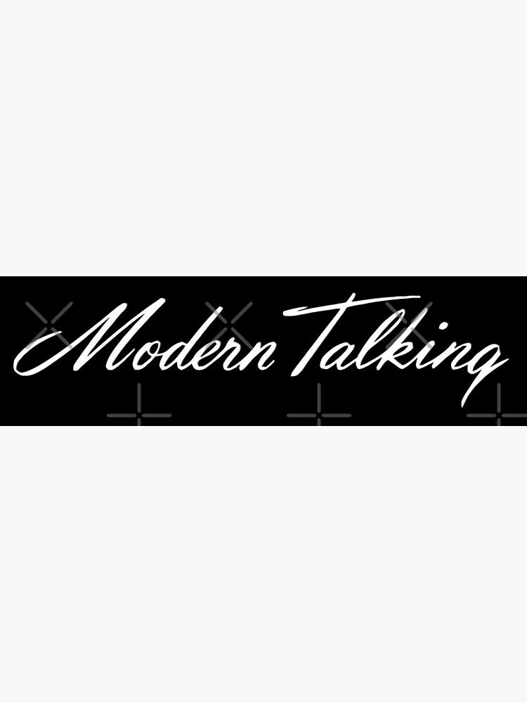 "modern talking" Poster for Sale by jumtsunh | Redbubble