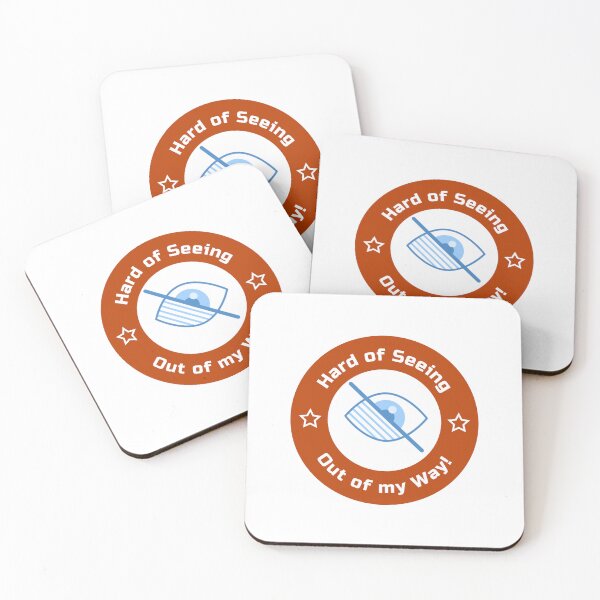 Item preview, Hard of Seeing - Out of my Way! designed and sold by hardOFseeing.