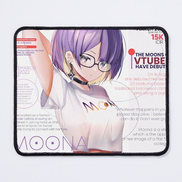 Item preview, Magazine Moona Hoshinova Hololive designed and sold by kylewords00.
