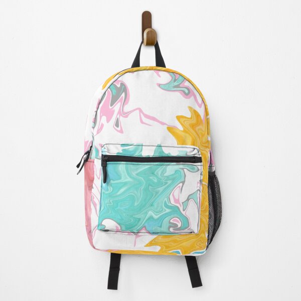 Item preview, Pink Yellow Aqua Daisy Abstract designed and sold by slimbirdy.
