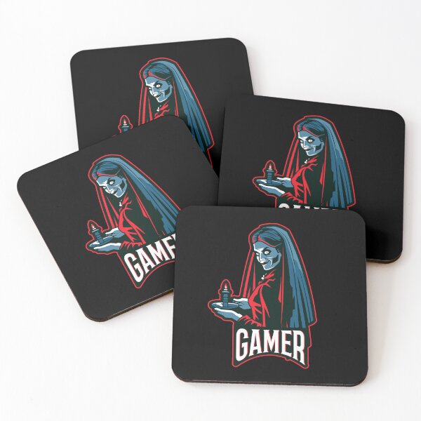 Item preview, Gamer with Horror Female Character designed and sold by PRIVARSHU.