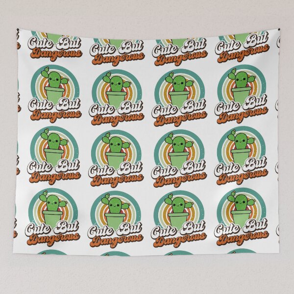 Item preview, cute but dangerous designed and sold by VerboShop.