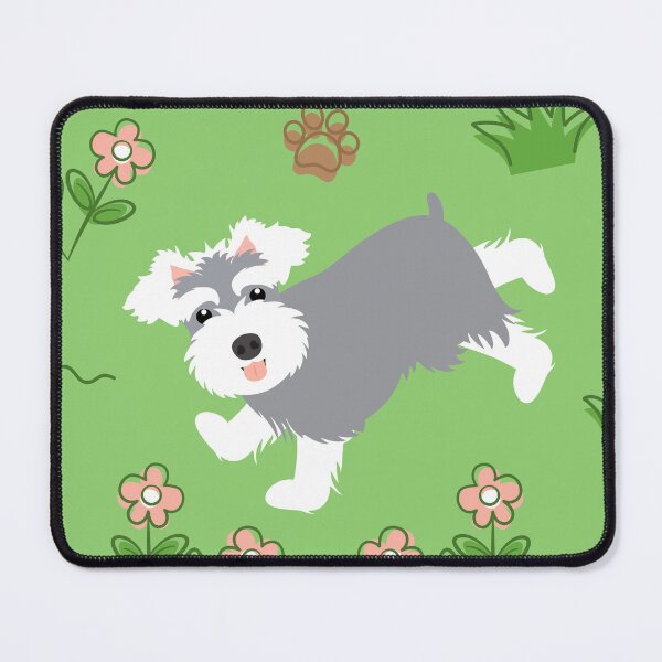 Item preview, Playing Miniature Schnauzer designed and sold by Lulupainting.