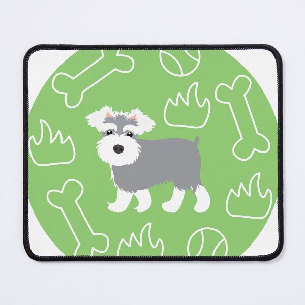 Item preview, Doodle Playing Miniature Schnauzer designed and sold by Lulupainting.