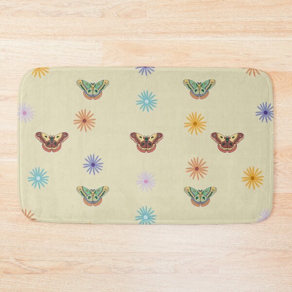 Item preview, Retro butterfly and daisy pattern  designed and sold by Death-byart.
