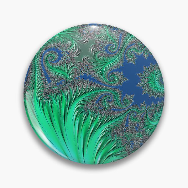 Item preview, Classy Feather Fractals | Jade Green Pattern | High Vibrational | Fractal Art designed and sold by JillyJ05.