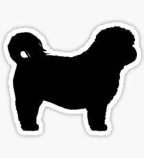 Shih Tzu Silhouette(s) Sticker