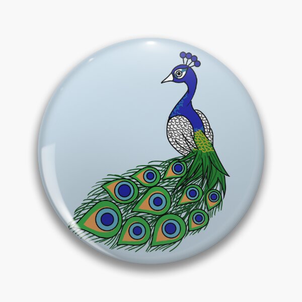 Artikelvorschau, Einfacher Pfau im Anime-Stil entworfen und verkauft von HeatherPhn.