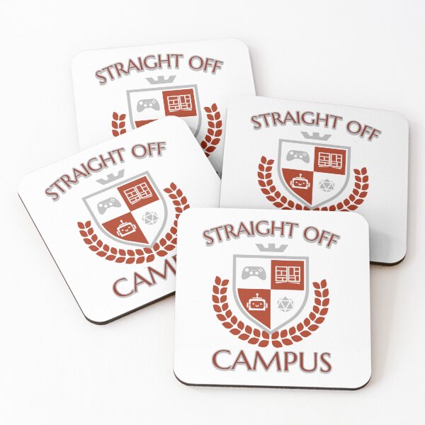 Item preview, Straight Off Campus - Gamer Crest designed and sold by BenjaminPotter.