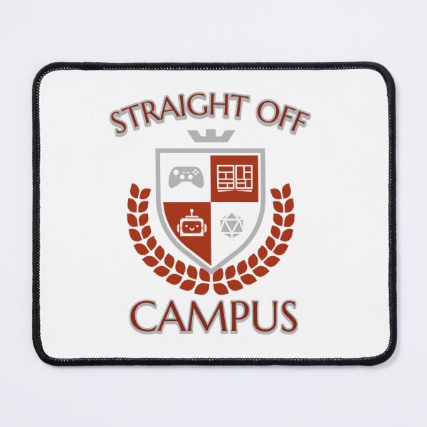 Item preview, Straight Off Campus - Gamer Crest designed and sold by BenjaminPotter.