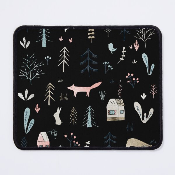 Item preview, Enchanted Black Forest Woodland Pattern designed and sold by talgursmusthave.