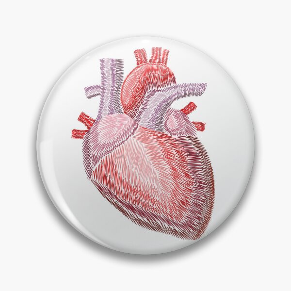 Item preview, Embroidery Crewel Anatomic Heart designed and sold by VerboShop.