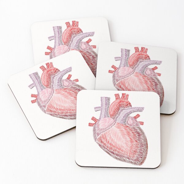 Item preview, Embroidery Crewel Anatomic Heart designed and sold by VerboShop.