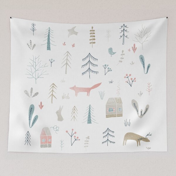 Item preview, Enchanted Woodland Forest Pattern  designed and sold by talgursmusthave.