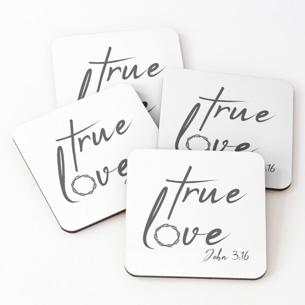 Item preview, Christian Design - True Love - John 3 verse 16 designed and sold by simplydesignart.