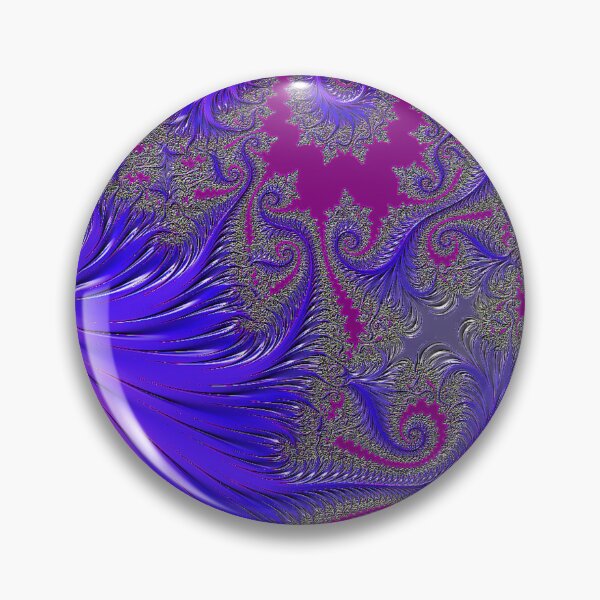 Item preview, Stylish Feather Fractals | Violet and Plum Pattern | High Vibrational | Fractal Art designed and sold by JillyJ05.