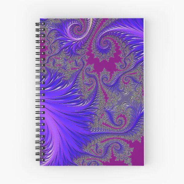 Item preview, Stylish Feather Fractals | Violet and Plum Pattern | High Vibrational | Fractal Art designed and sold by JillyJ05.