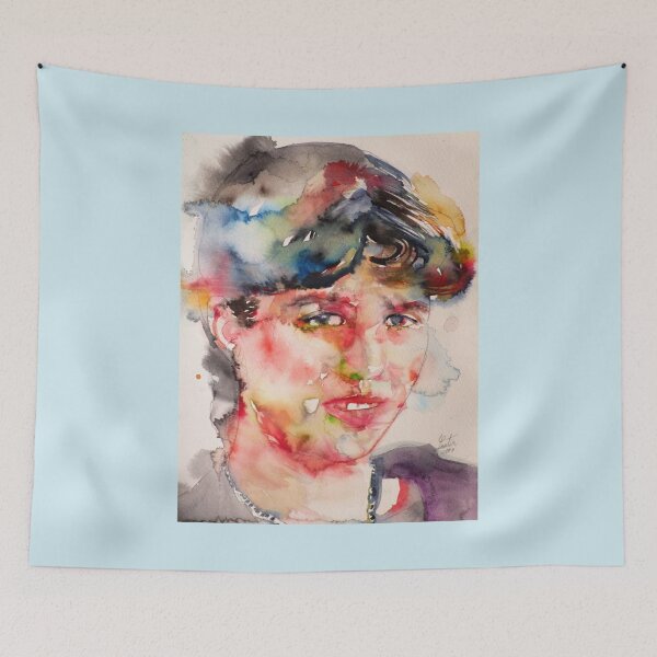 Item preview, SYLVIA PLATH - watercolor portrait   designed and sold by ArtilyStoreae.