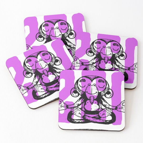 Item preview, Meditating monkey designed and sold by AdyKurniawan.