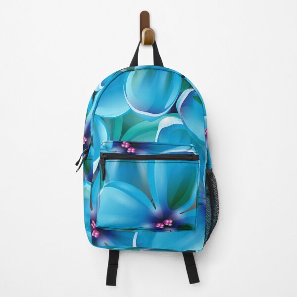 Item preview, Exotic Blue Plumeria Flower Pattern designed and sold by risingrocket.